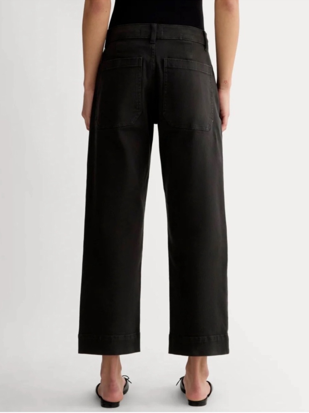 New Everlane THE UTILITY STRAIGHT-LEG PANT in Black Size 00 - Picture 12 of 13